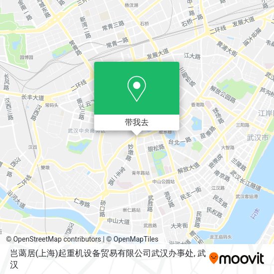 岂蔼居(上海)起重机设备贸易有限公司武汉办事处地图