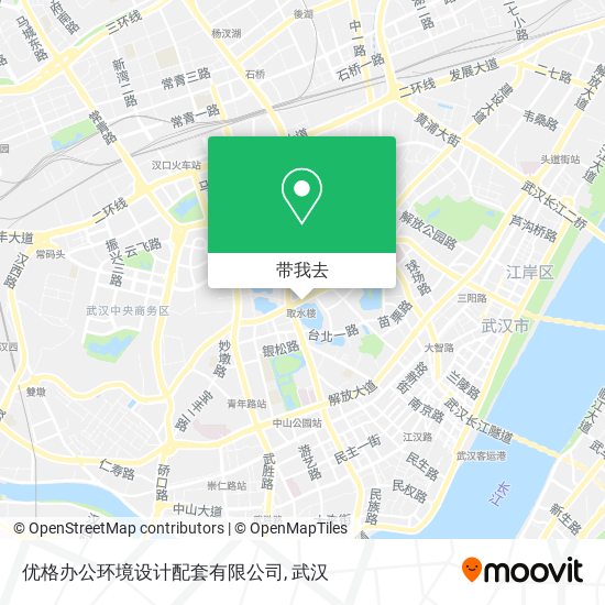 优格办公环境设计配套有限公司地图