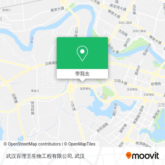 武汉百理王生物工程有限公司地图