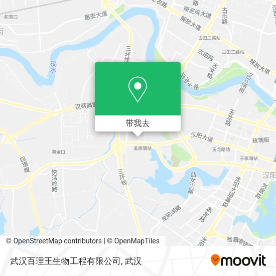 武汉百理王生物工程有限公司地图