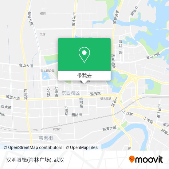 汉明眼镜(海林广场)地图