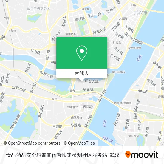 食品药品安全科普宣传暨快速检测社区服务站地图