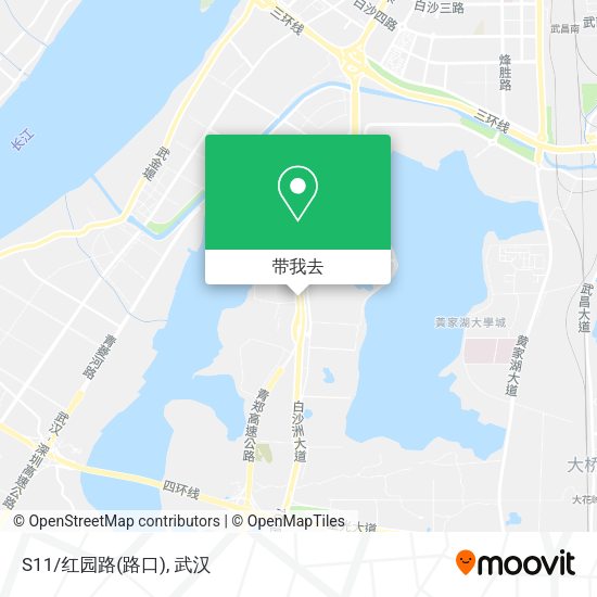 S11/红园路(路口)地图