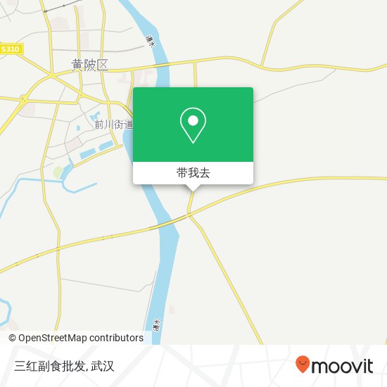 三红副食批发地图