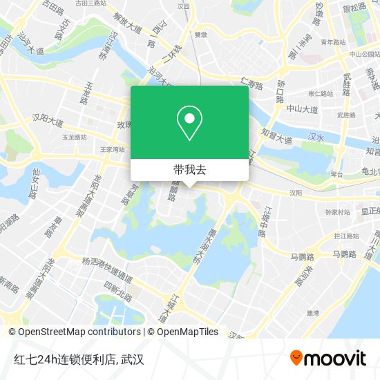 红七24h连锁便利店地图