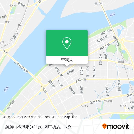 溜溜山椒凤爪(武商众圆广场店)地图