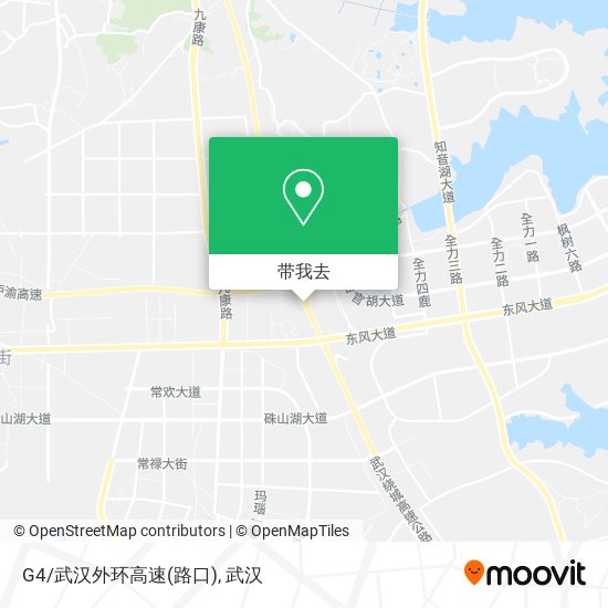 G4/武汉外环高速(路口)地图