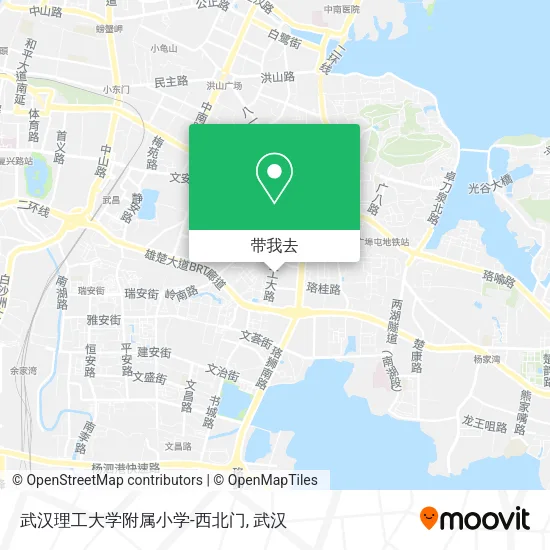 武汉理工大学附属小学-西北门地图
