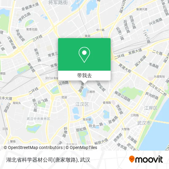 湖北省科学器材公司(唐家墩路)地图