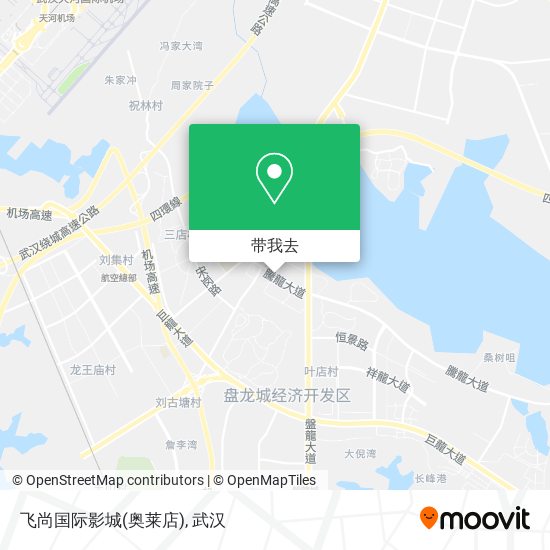 飞尚国际影城(奥莱店)地图