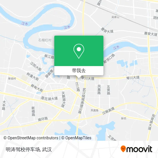 明涛驾校停车场地图