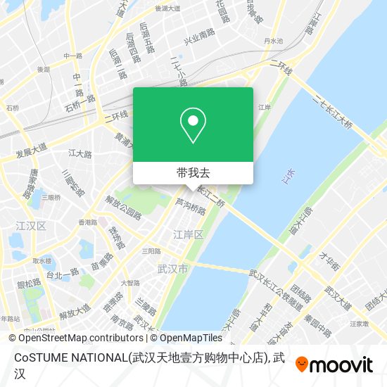 CoSTUME NATIONAL(武汉天地壹方购物中心店)地图
