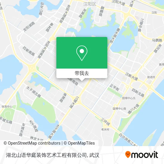 湖北山语华庭装饰艺术工程有限公司地图