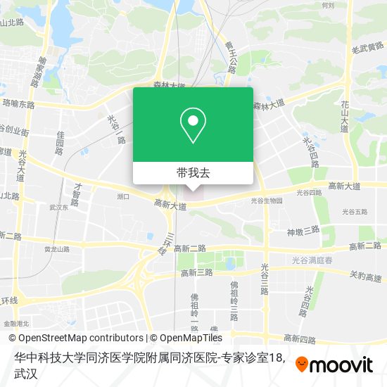华中科技大学同济医学院附属同济医院-专家诊室18地图