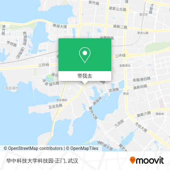 华中科技大学科技园-正门地图