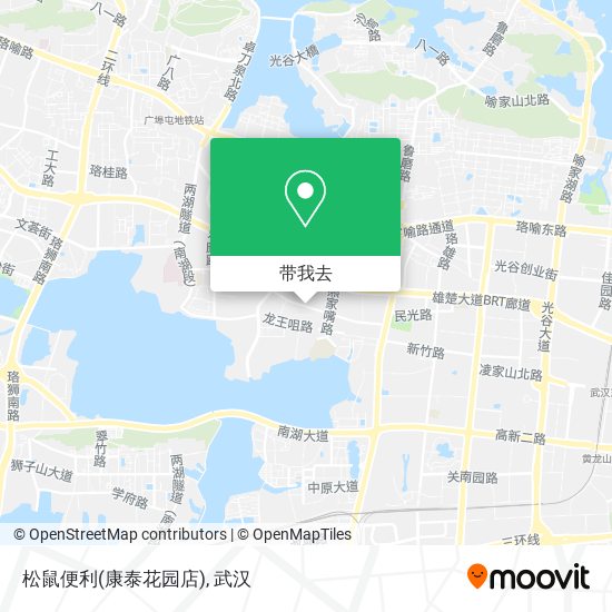 松鼠便利(康泰花园店)地图