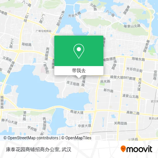 康泰花园商铺招商办公室地图