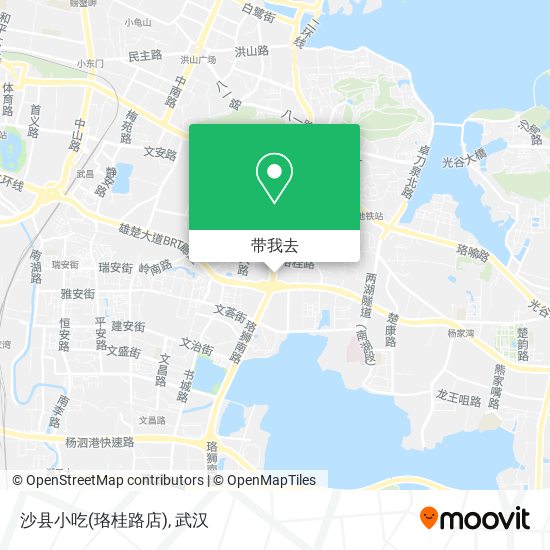 沙县小吃(珞桂路店)地图