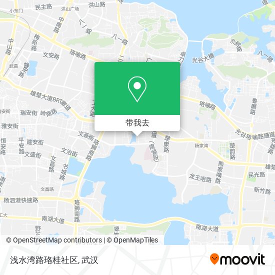 浅水湾路珞桂社区地图