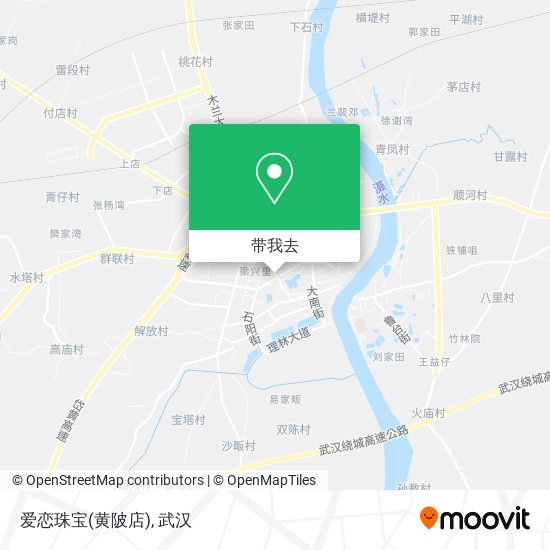 爱恋珠宝(黄陂店)地图