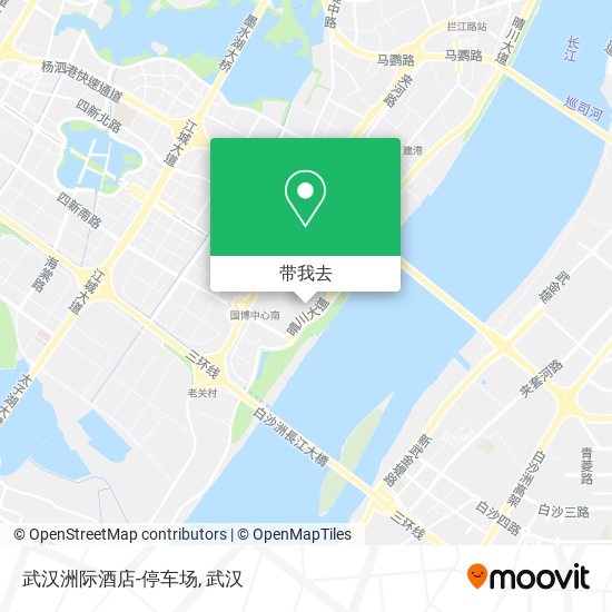 武汉洲际酒店-停车场地图