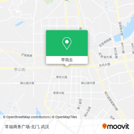 常福商务广场-北门地图