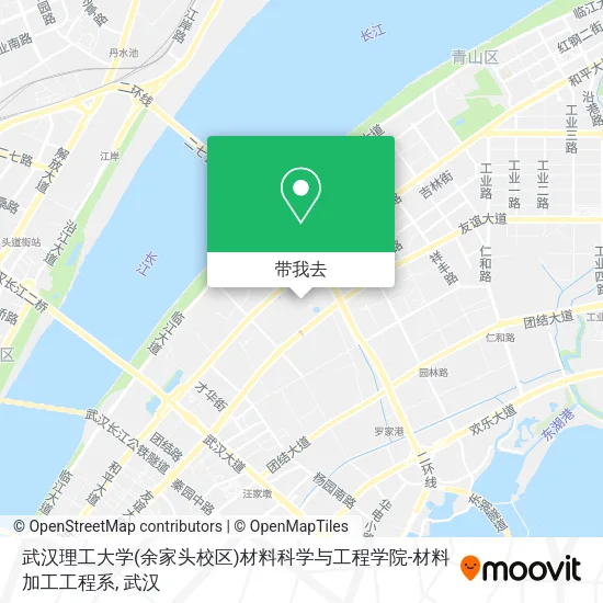 武汉理工大学(余家头校区)材料科学与工程学院-材料加工工程系地图
