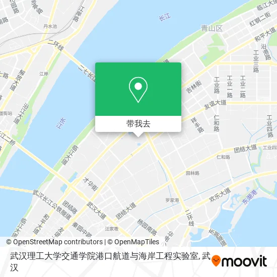 武汉理工大学交通学院港口航道与海岸工程实验室地图
