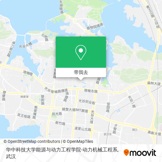 华中科技大学能源与动力工程学院-动力机械工程系地图