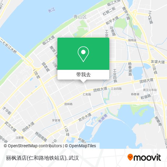 丽枫酒店(仁和路地铁站店)地图