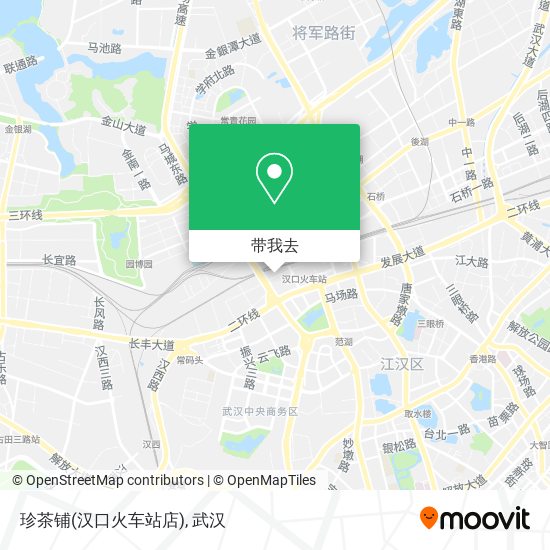 珍茶铺(汉口火车站店)地图