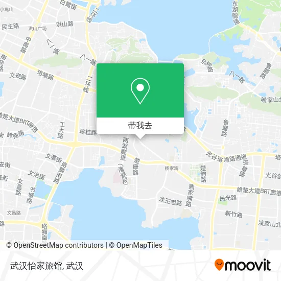 武汉怡家旅馆地图