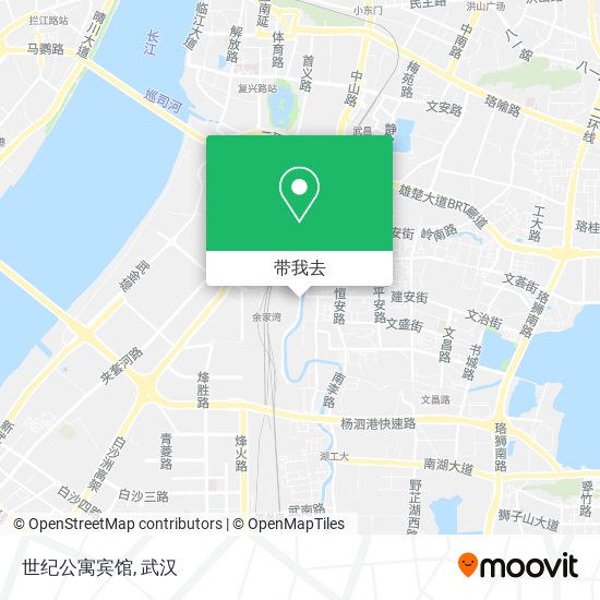 世纪公寓宾馆地图