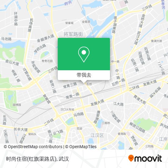 时尚住宿(红旗渠路店)地图