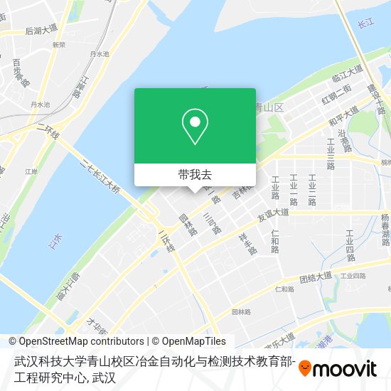 武汉科技大学青山校区冶金自动化与检测技术教育部-工程研究中心地图