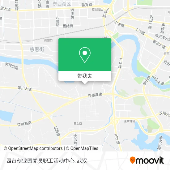 四台创业园党员职工活动中心地图