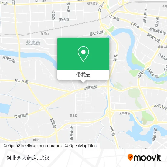 创业园大药房地图