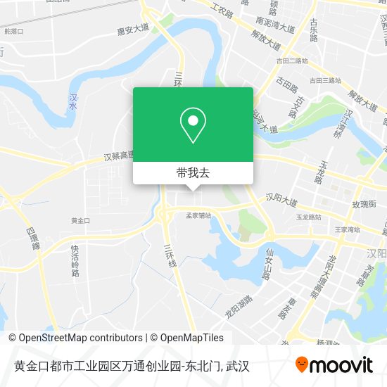 黄金口都市工业园区万通创业园-东北门地图