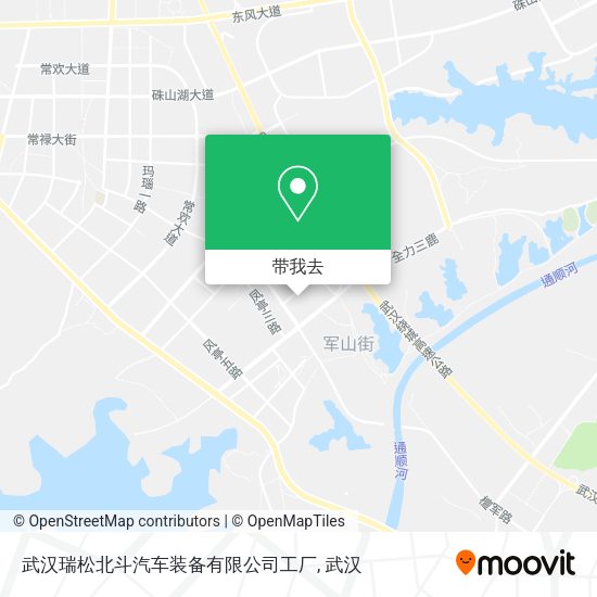 武汉瑞松北斗汽车装备有限公司工厂地图