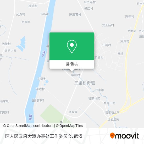 区人民政府大潭办事处工作委员会地图