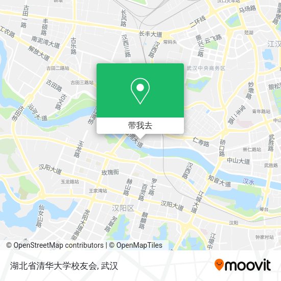 湖北省清华大学校友会地图