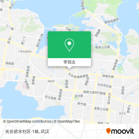 光谷碧水社区-1栋地图