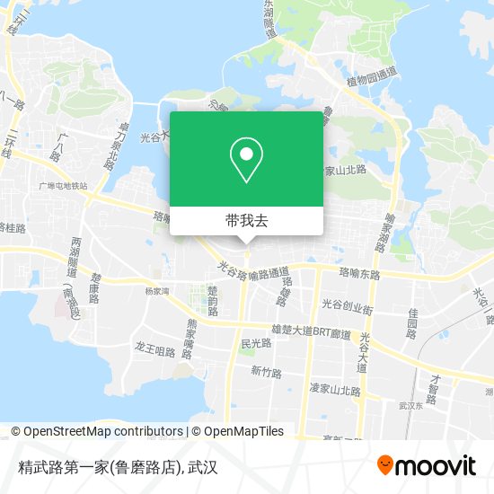 精武路第一家(鲁磨路店)地图