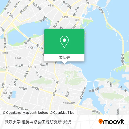 武汉大学-道路与桥梁工程研究所地图