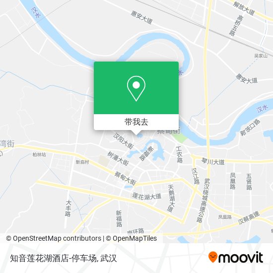知音莲花湖酒店-停车场地图