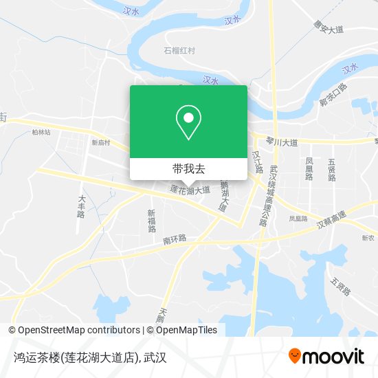 鸿运茶楼(莲花湖大道店)地图