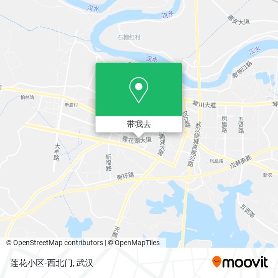 莲花小区-西北门地图