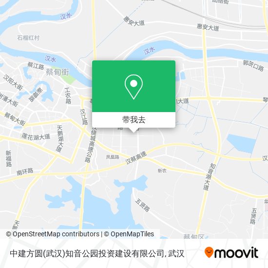 中建方圆(武汉)知音公园投资建设有限公司地图