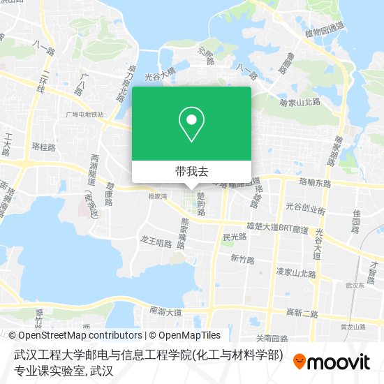 武汉工程大学邮电与信息工程学院(化工与材料学部)专业课实验室地图