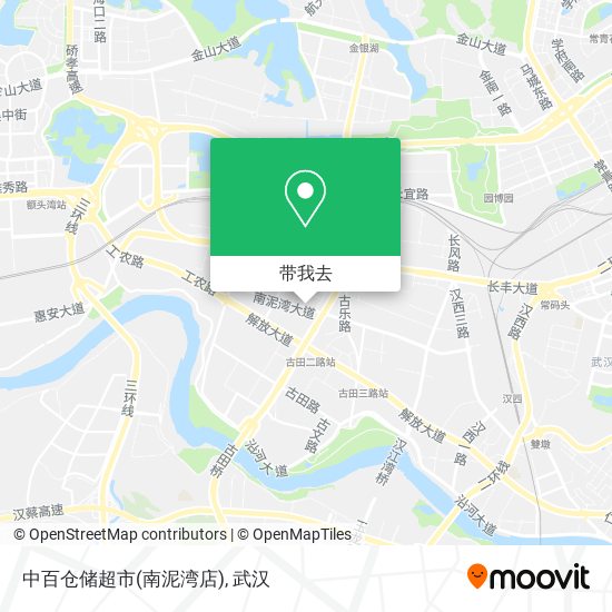 中百仓储超市(南泥湾店)地图